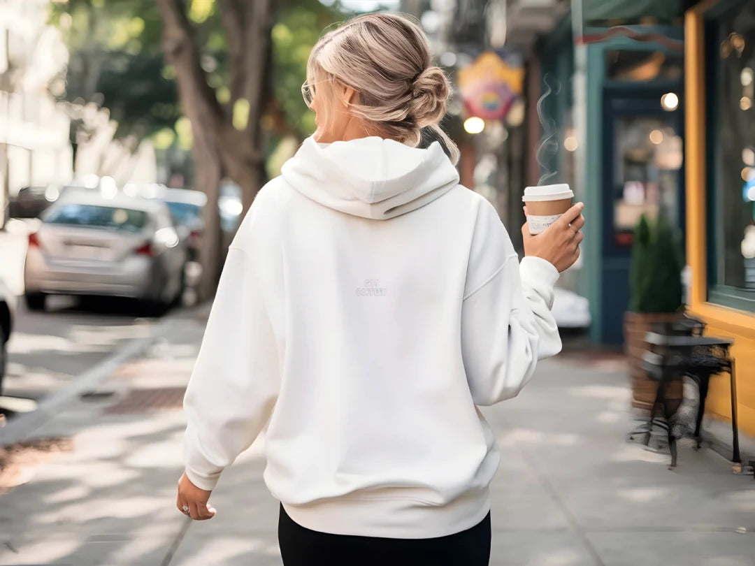 Mineral Wash Hooded Sweatshirt: 80% - Cotton/20% - Polyester Blend