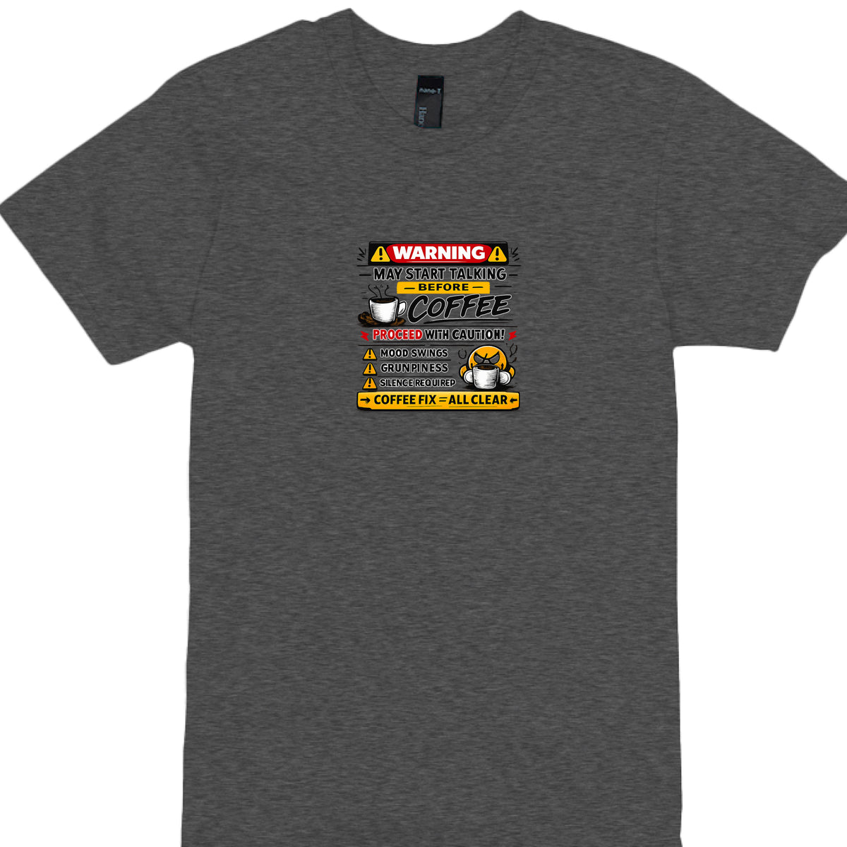 Charcoal Heather - FRONT